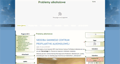 Desktop Screenshot of problemyalkoholowe.paczkow.pl